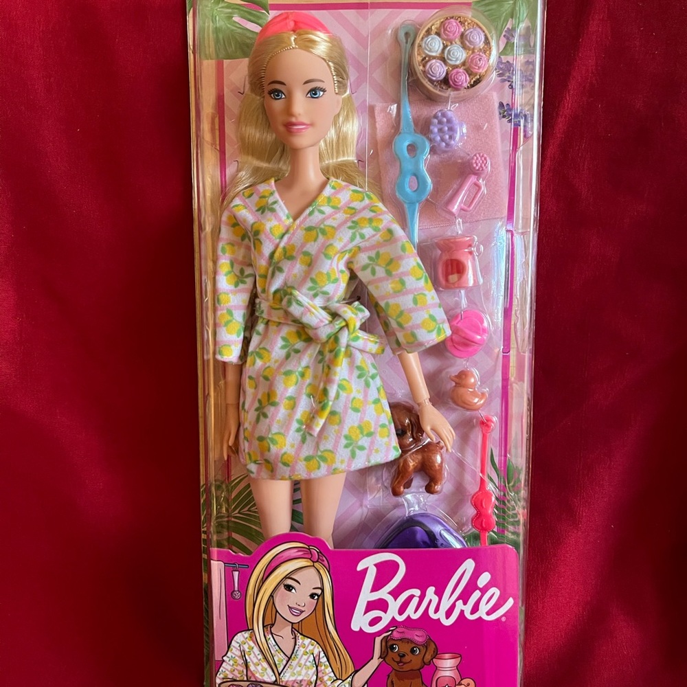 barbie doll and accesories spa day new sealed box